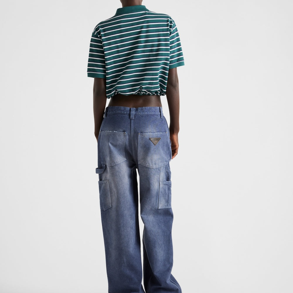 Canvas cargo pants