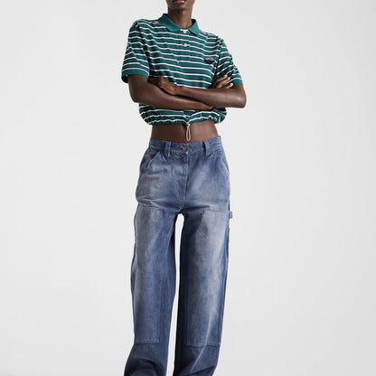 Canvas cargo pants