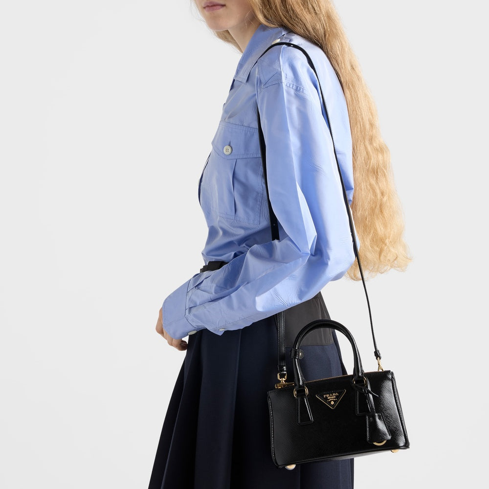 Prada Galleria patent Saffiano leather mini-bag