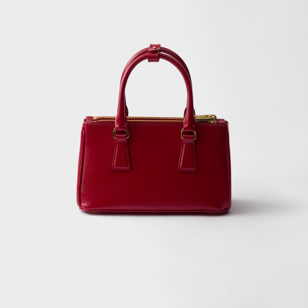 Prada Galleria patent Saffiano leather mini-bag