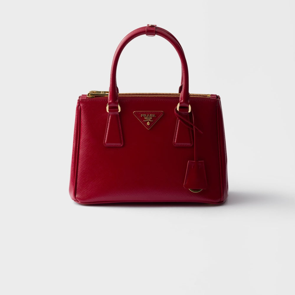 Prada Galleria small patent Saffiano leather bag