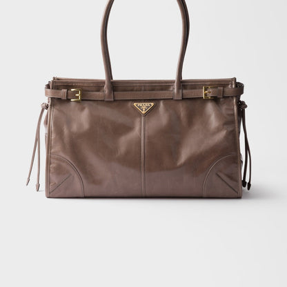 Prada Bonnie large leather handbag
