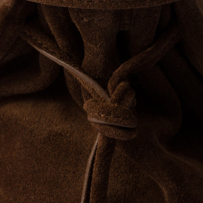 Prada Bonnie large suede handbag