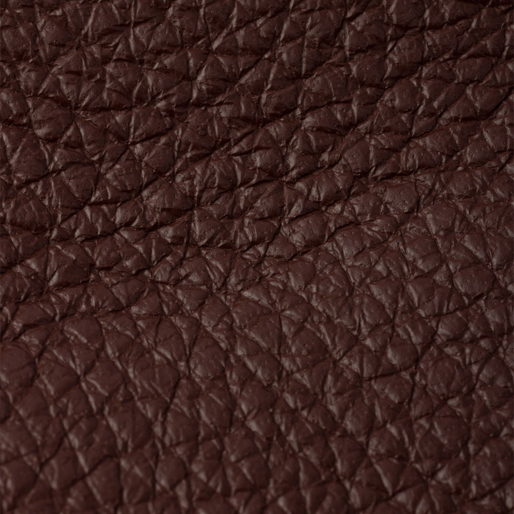 Large leather top-handle bag