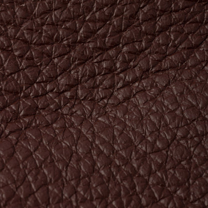 Large leather top-handle bag
