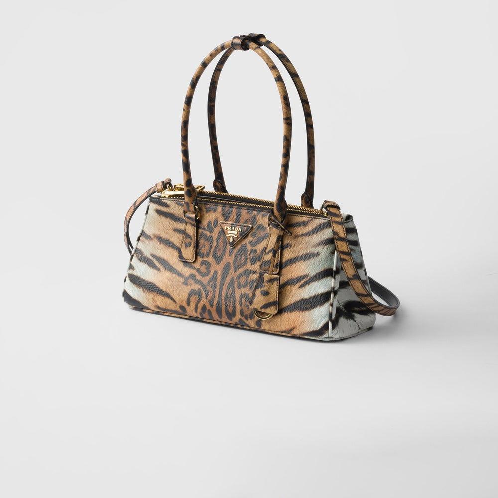 Prada Galleria medium printed Saffiano leather bag