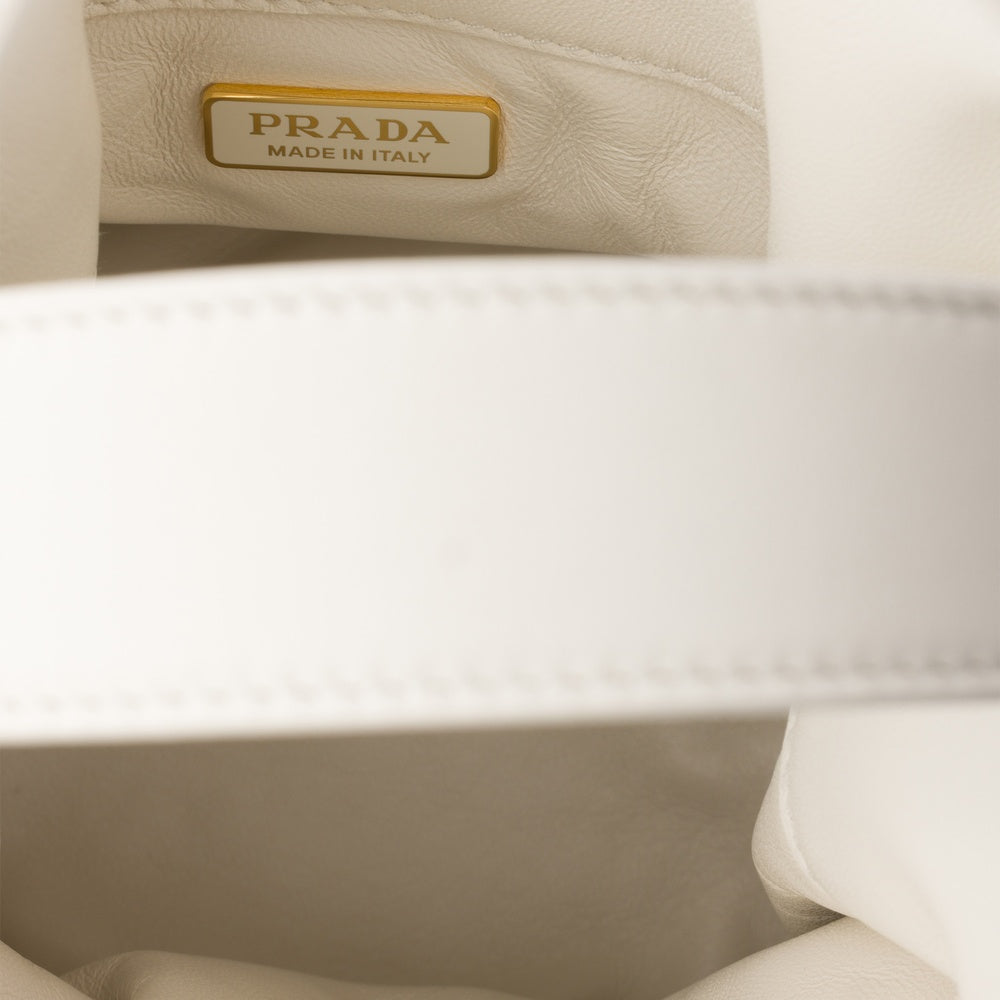 Prada Petit Sac Noir mini nappa leather bucket bag