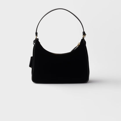Prada Re-Edition 2005 velvet and Saffiano mini bag