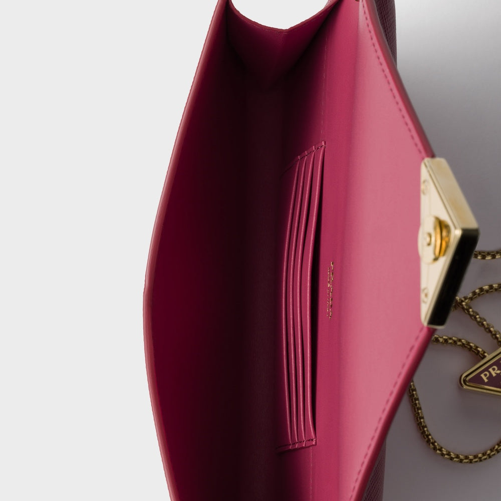 Mini Saffiano leather bag