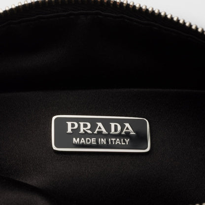 Mini crystal-studded bag with shoulder strap