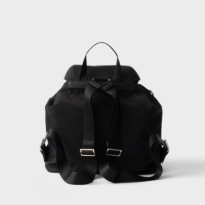 Medium Re-Nylon backpack with pouch