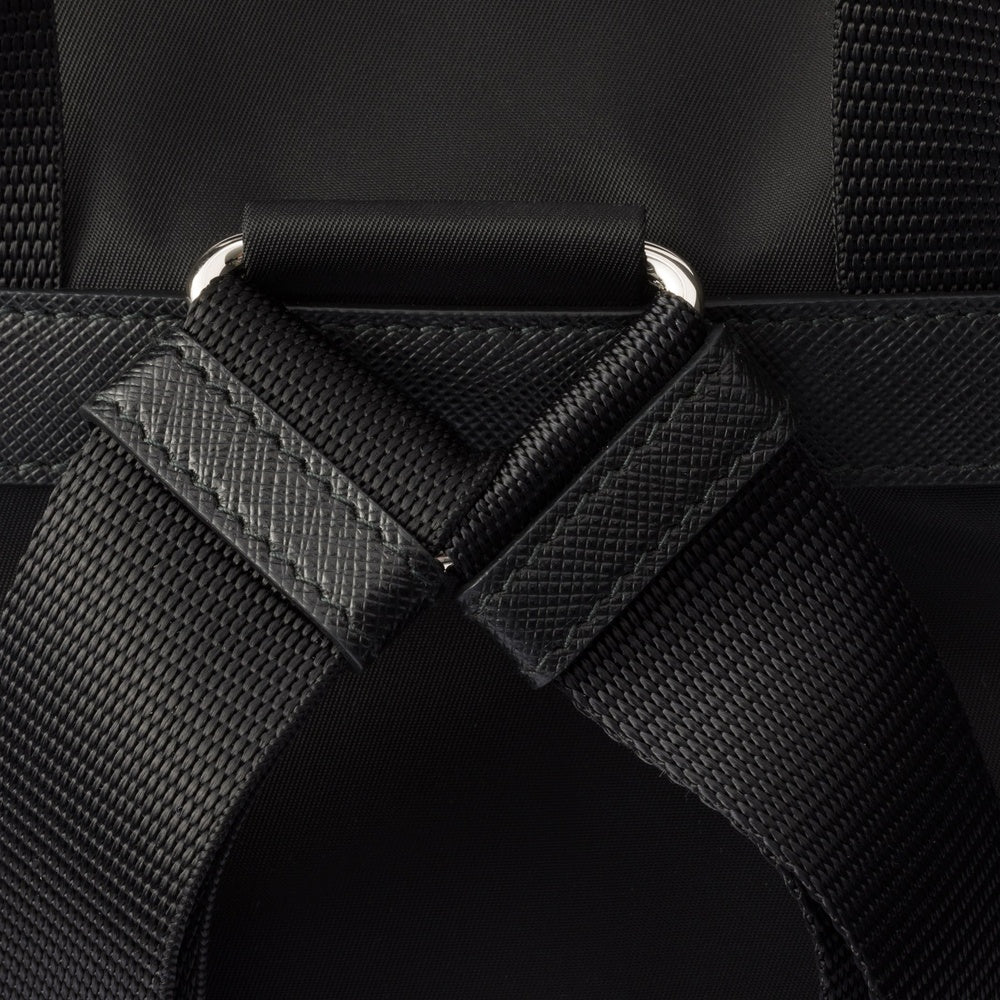 Medium Re-Nylon backpack with pouch