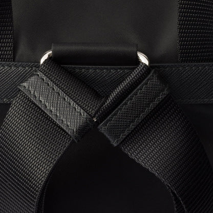 Medium Re-Nylon backpack with pouch