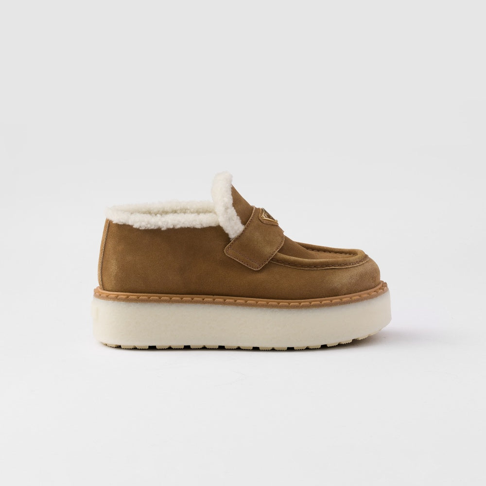 Suede loafers