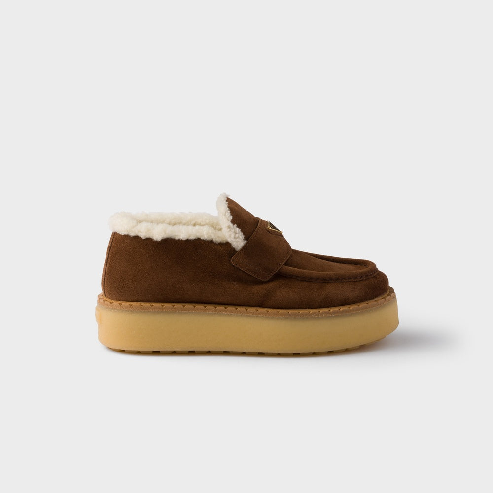 Suede loafers