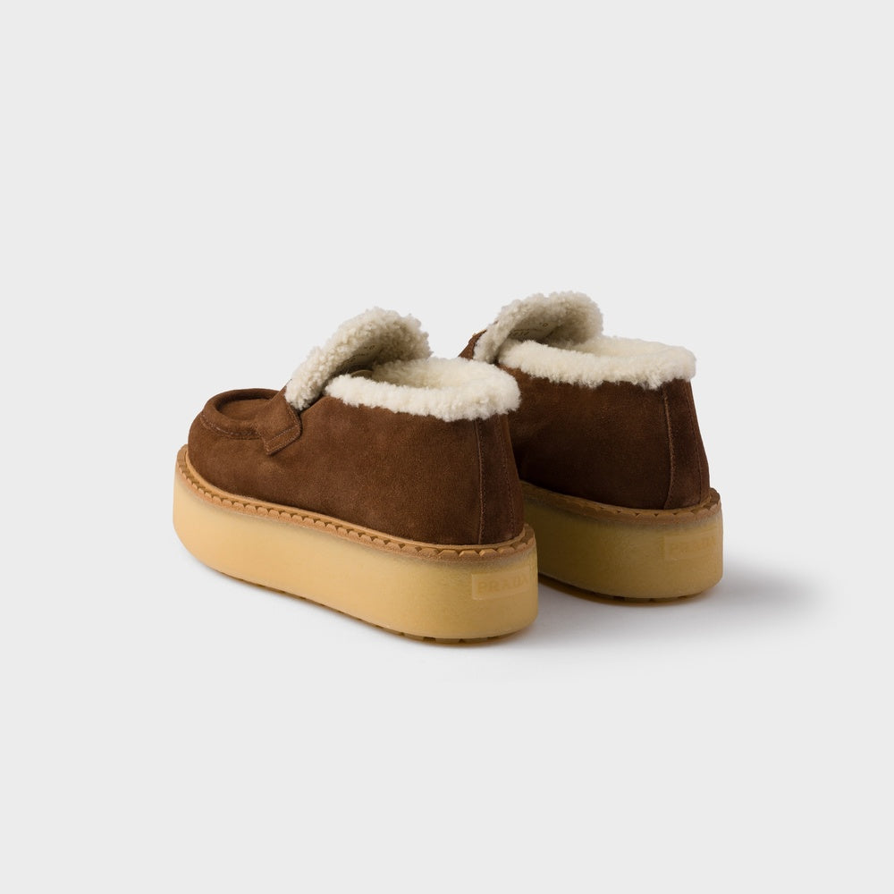 Suede loafers