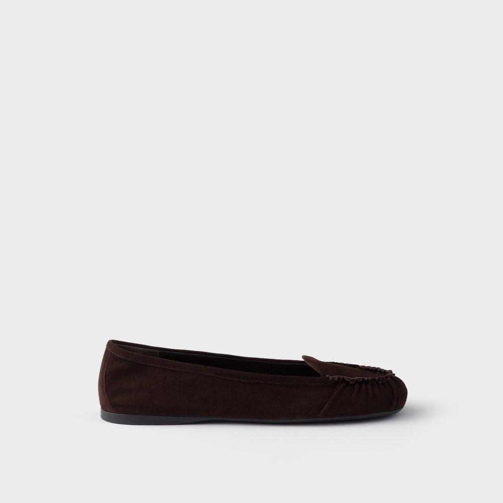 Suede ballerinas