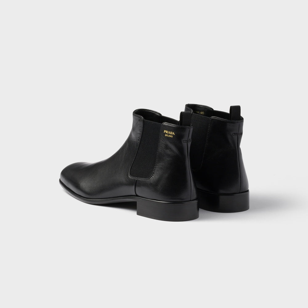 Leather booties