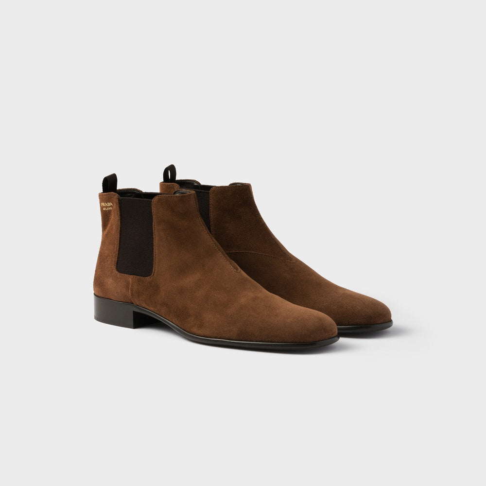 Suede booties