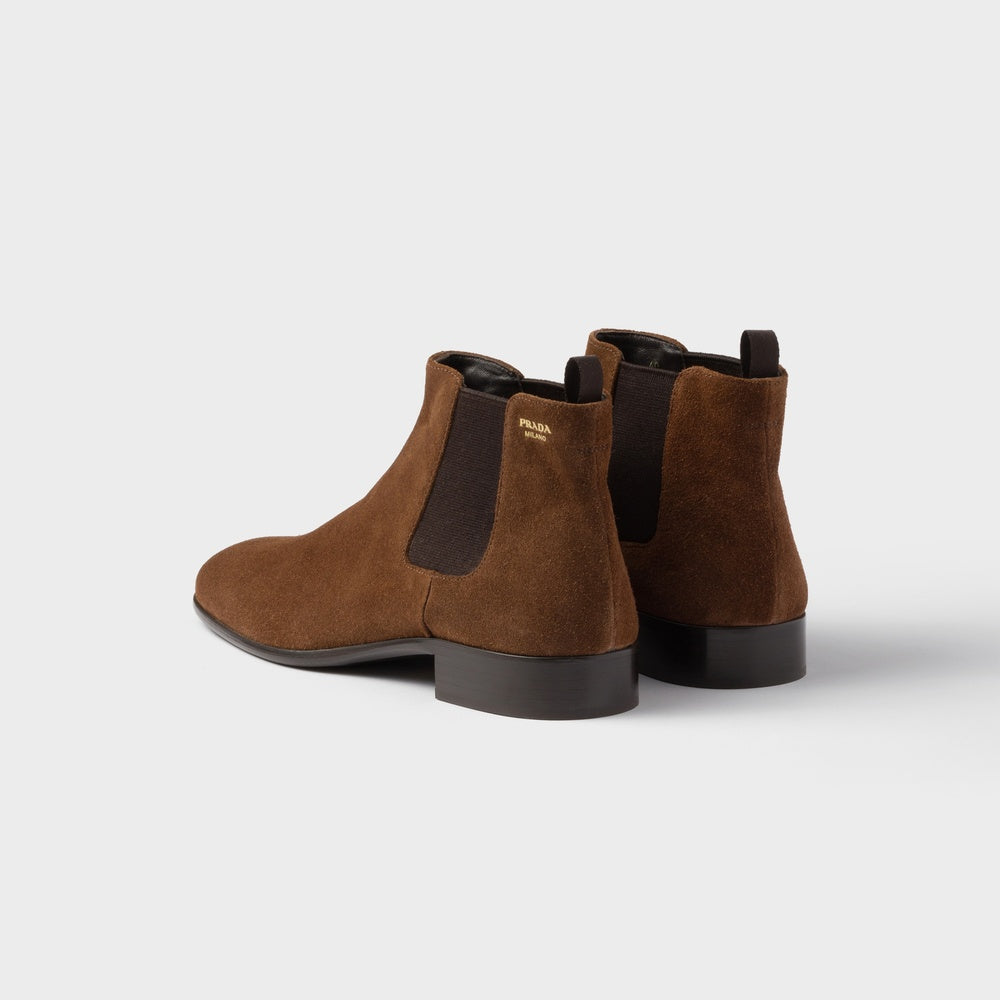 Suede booties