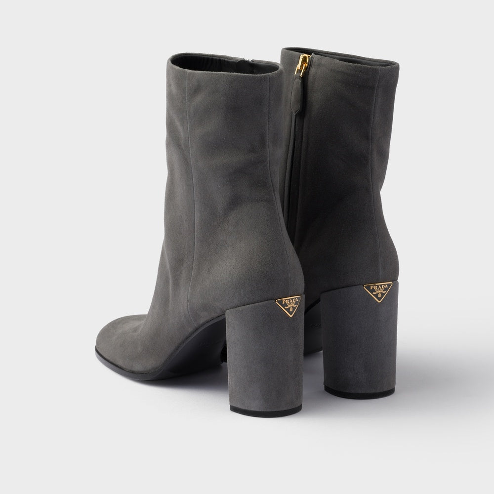 Suede booties