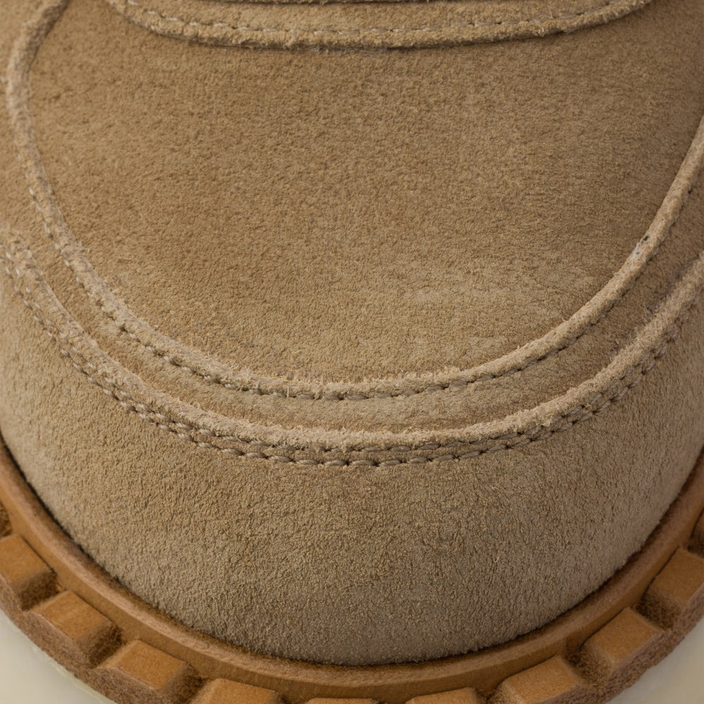 Suede mid-top sneakers