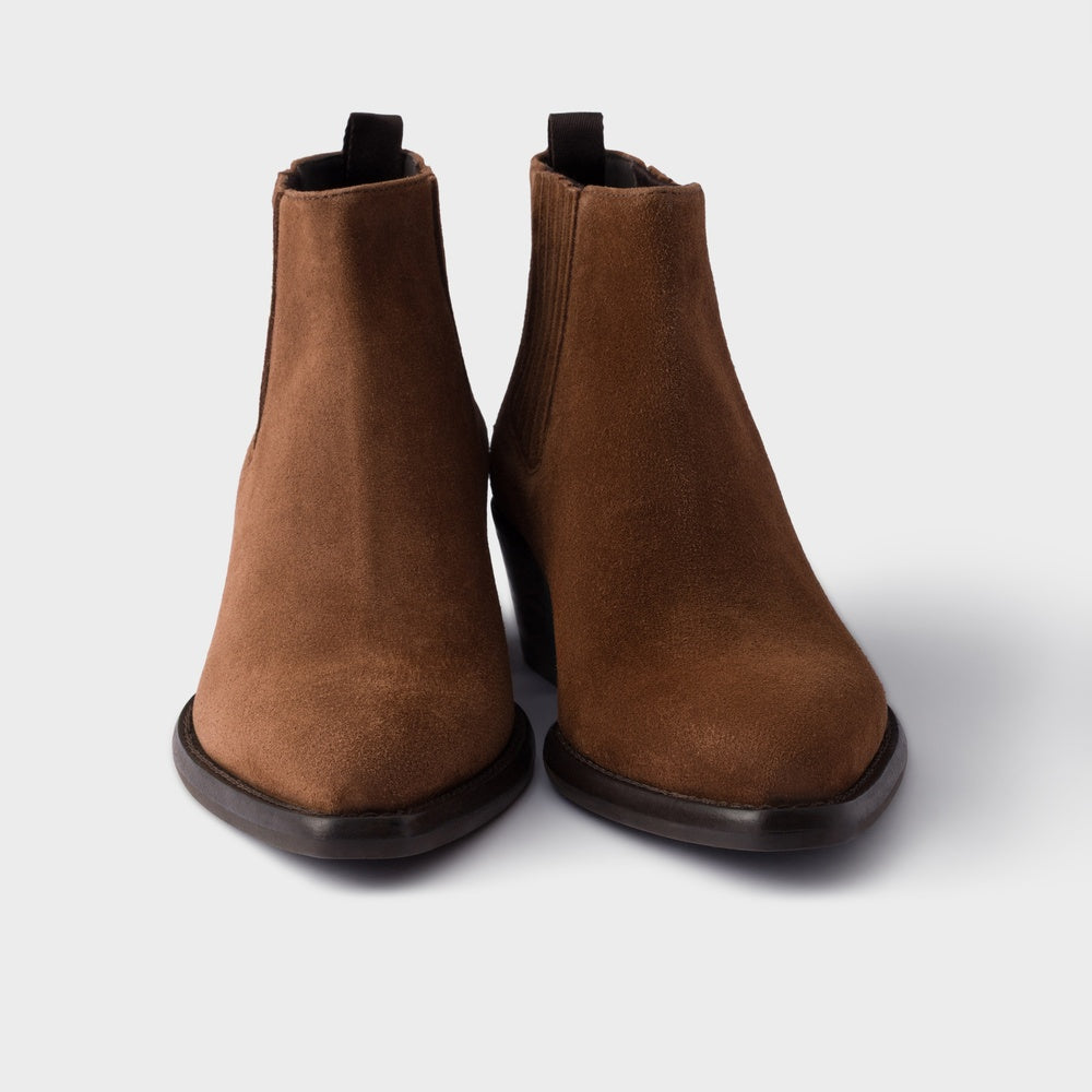 Suede booties