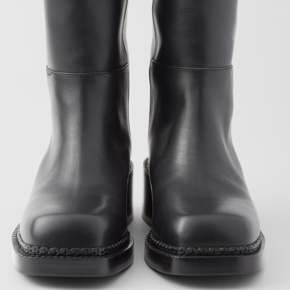 Leather boots