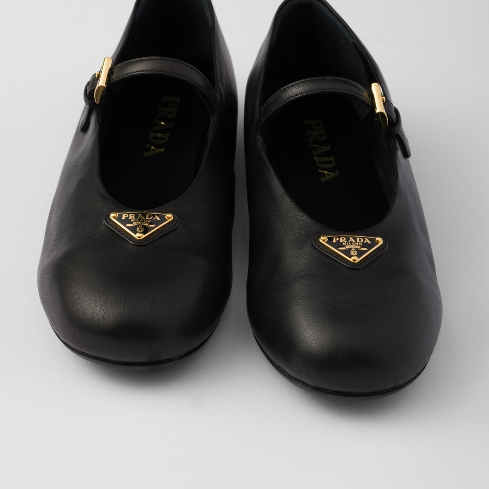 Nappa leather ballerinas