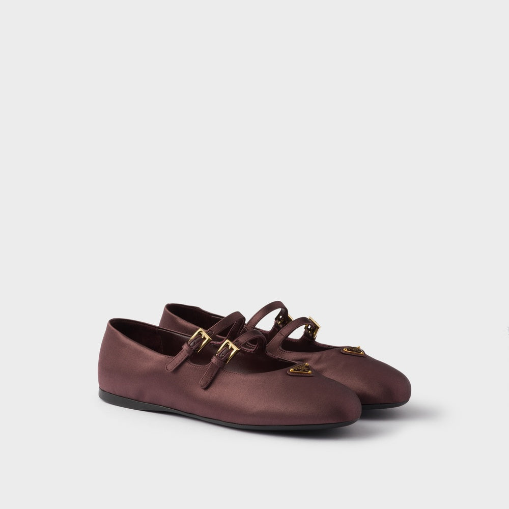 Satin ballerinas