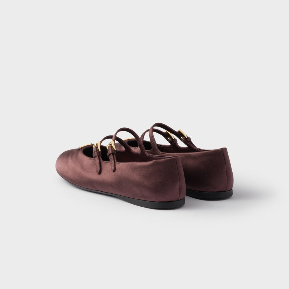 Satin ballerinas