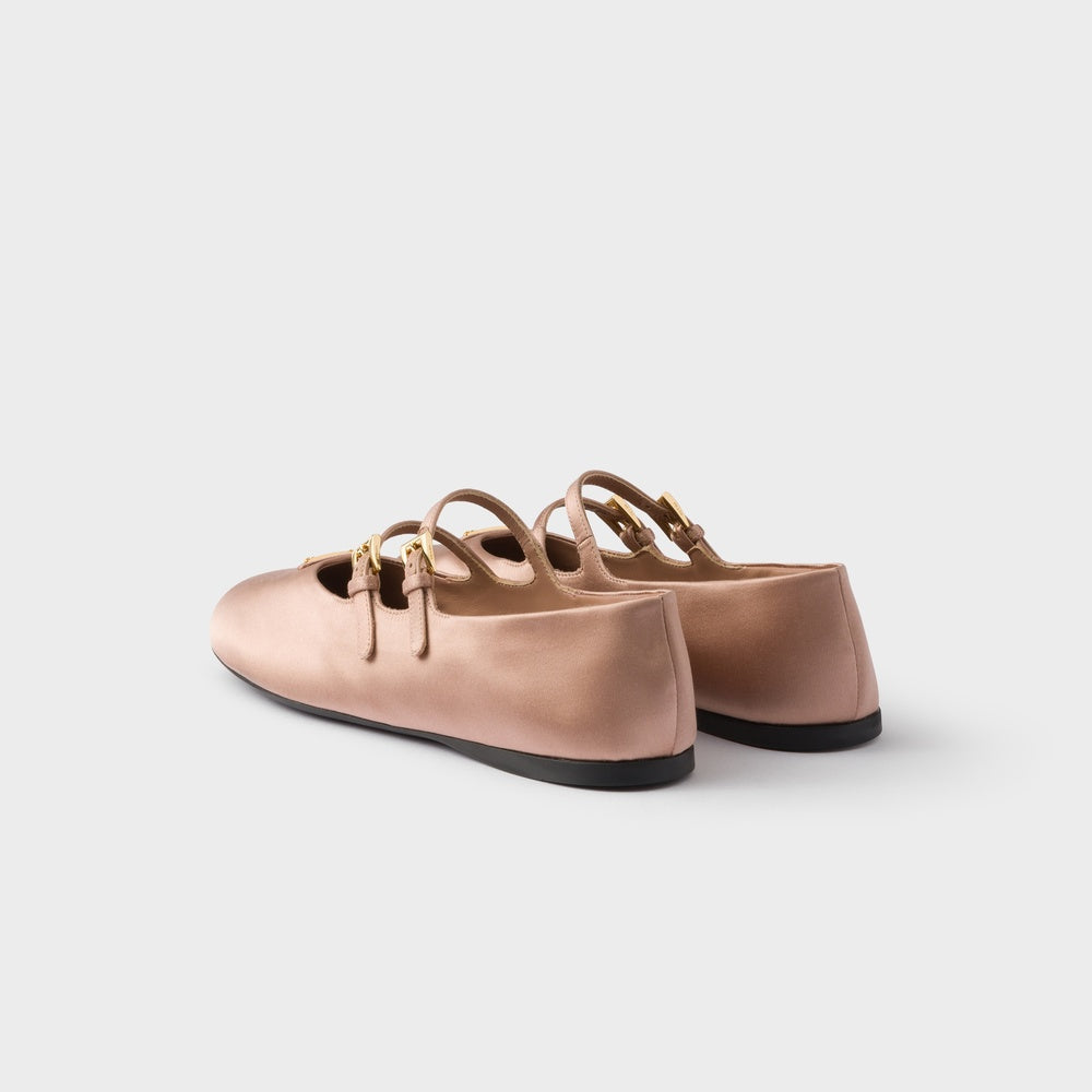 Satin ballerinas