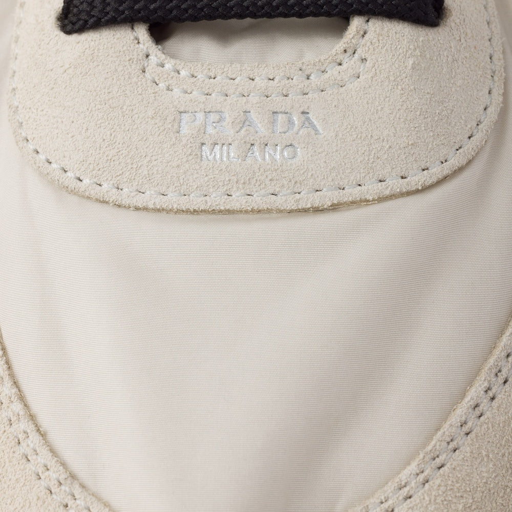 Collapse Re-Nylon and suede sneakers