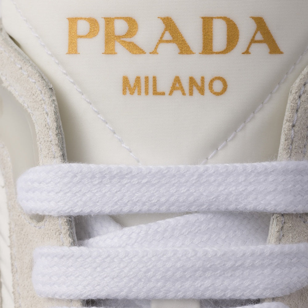 Prax 2.0 Re-Nylon and suede sneakers