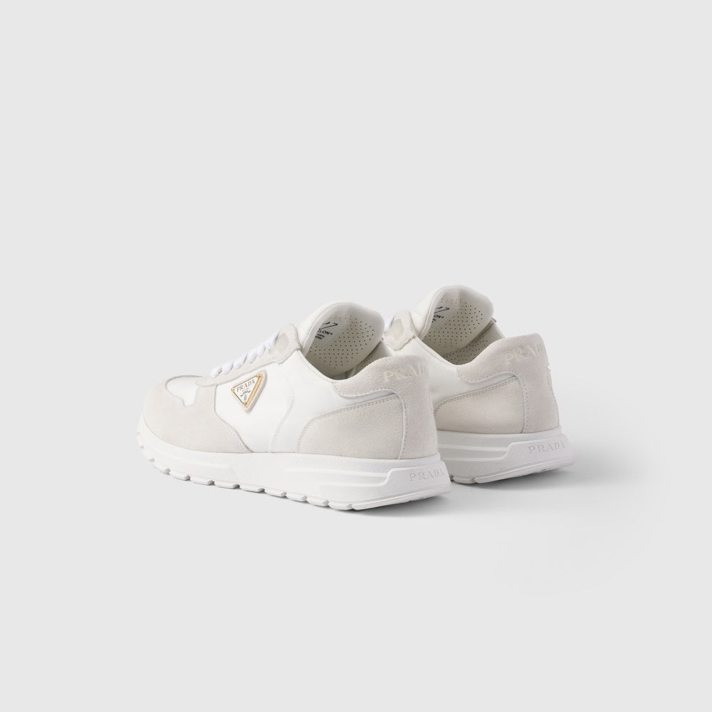 Prax 2.0 Re-Nylon and suede sneakers