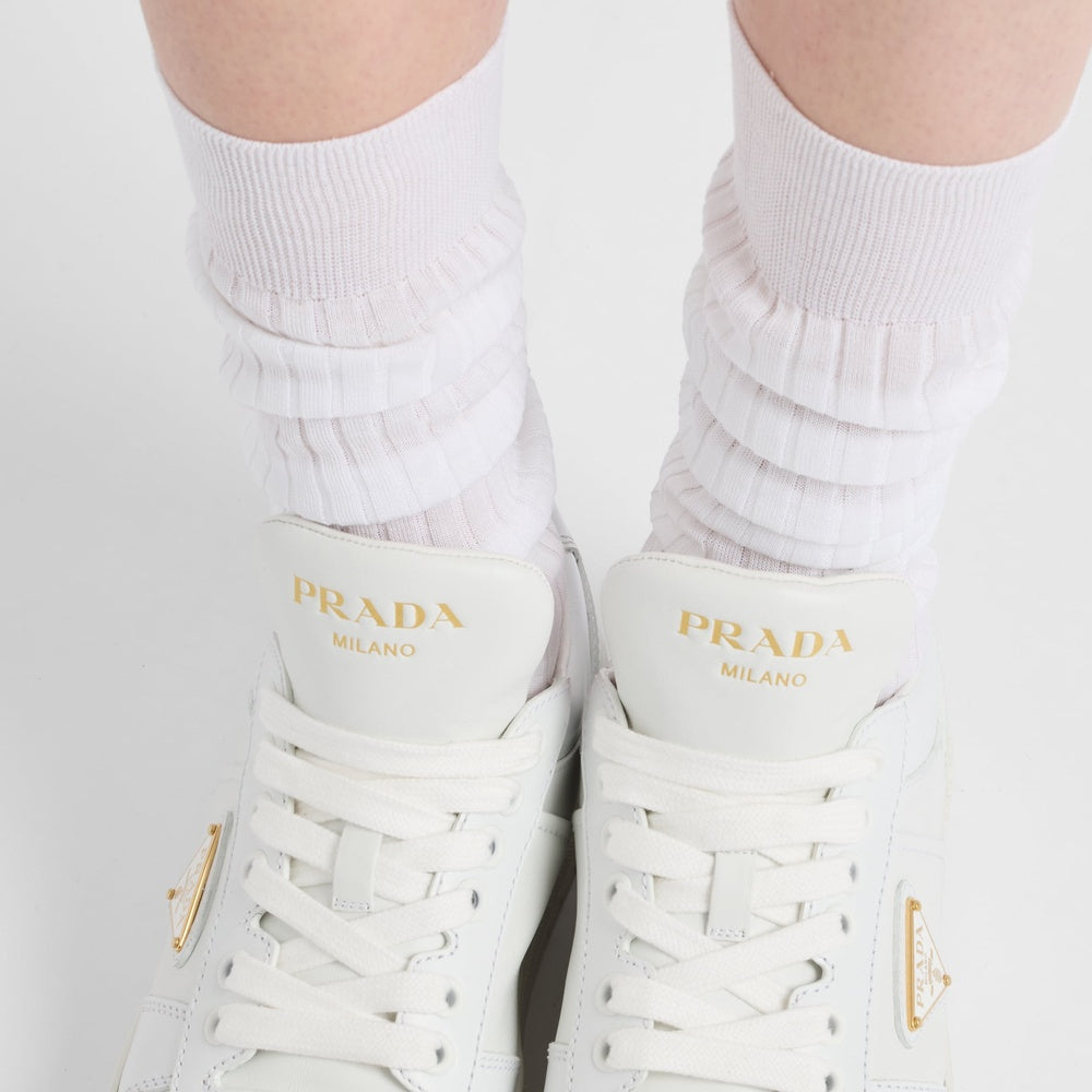 Downtown leather sneakers