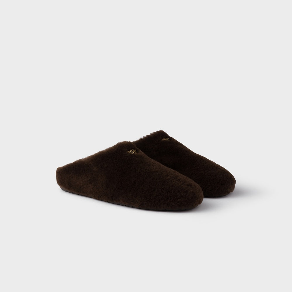 Shearling mules