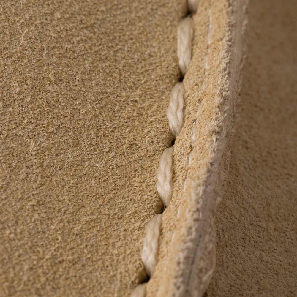 Suede and shearling mules