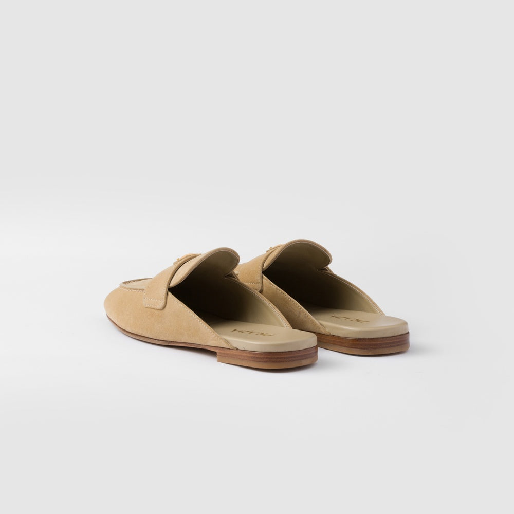 Suede slippers