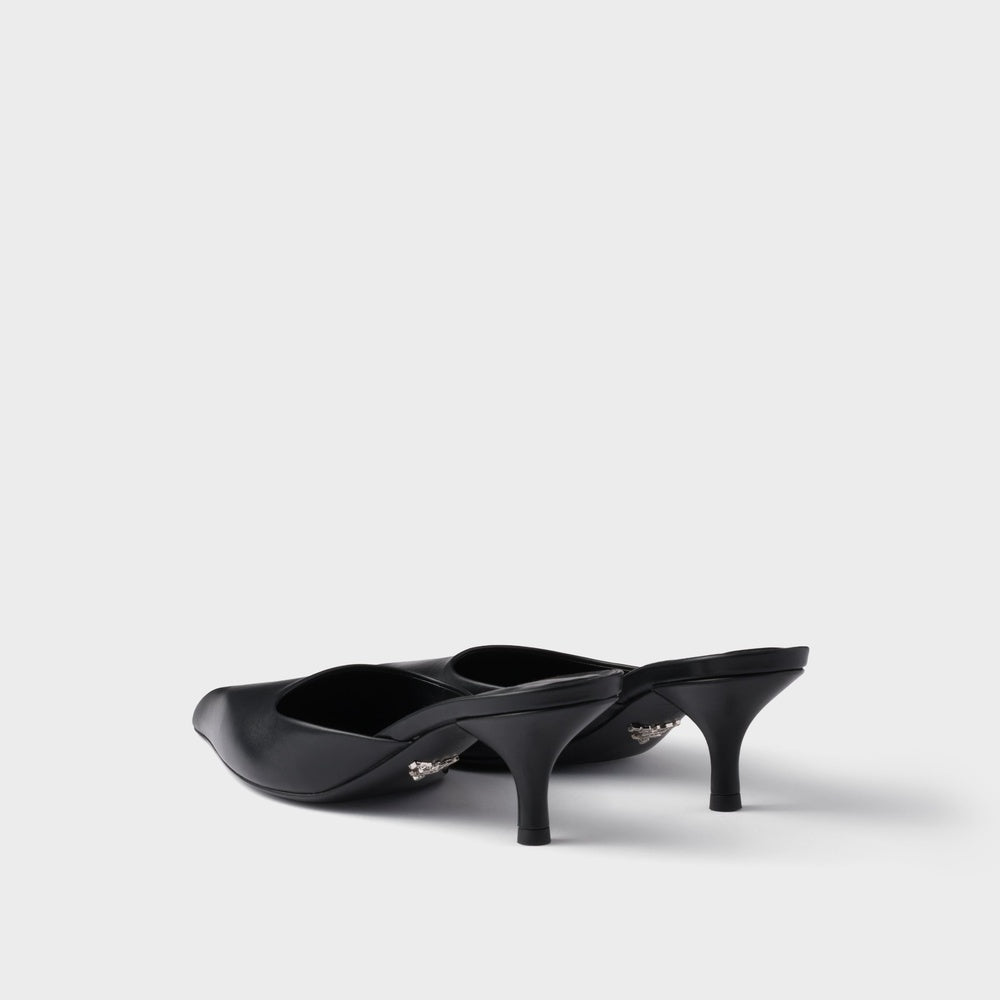 Leather mules