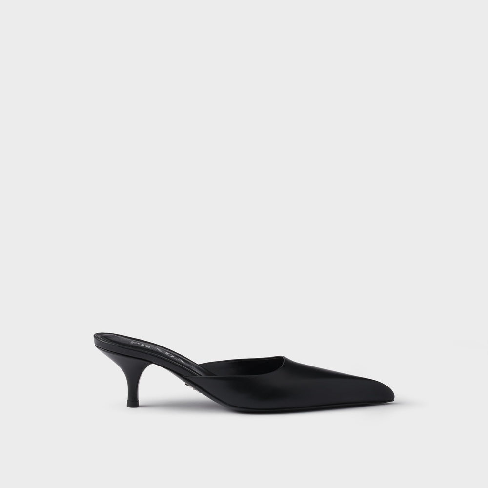 Leather mules