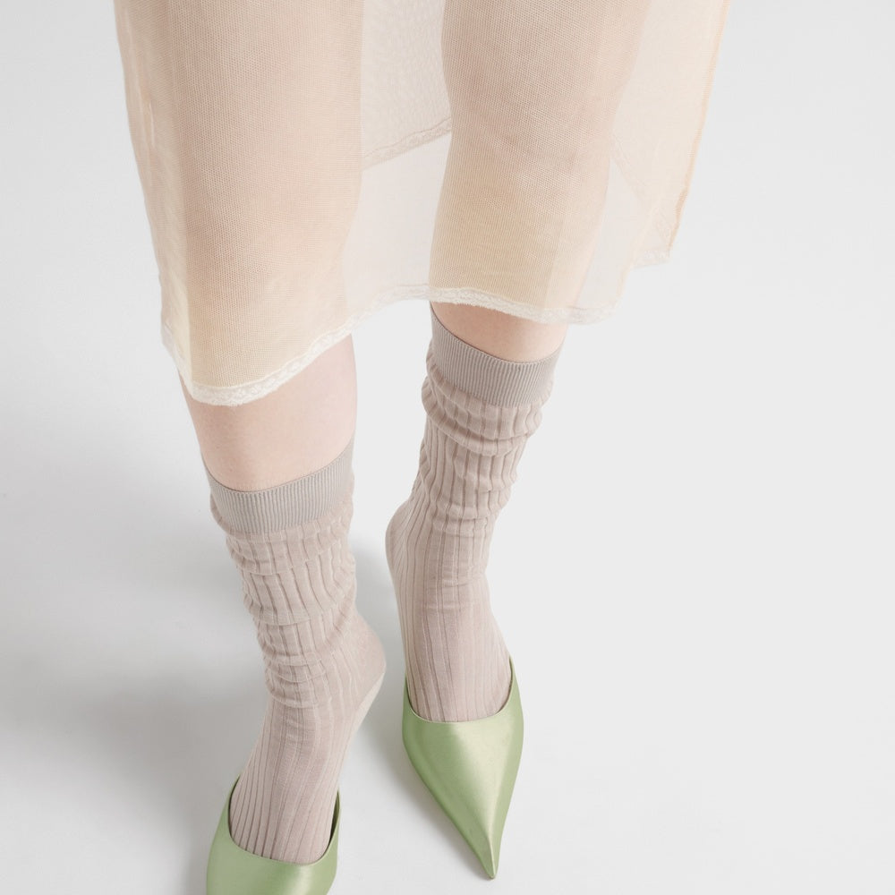 Satin mules