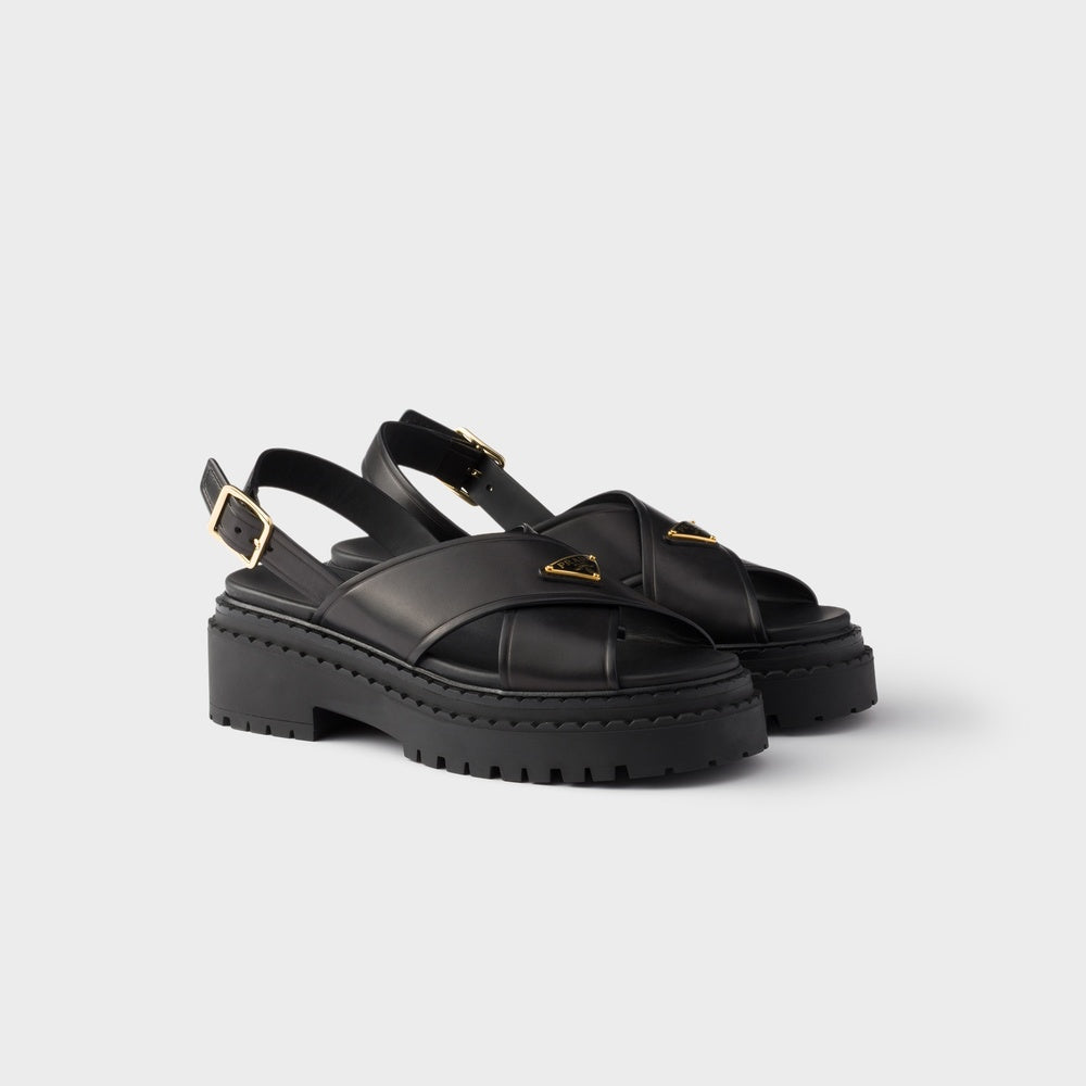 Leather sandals