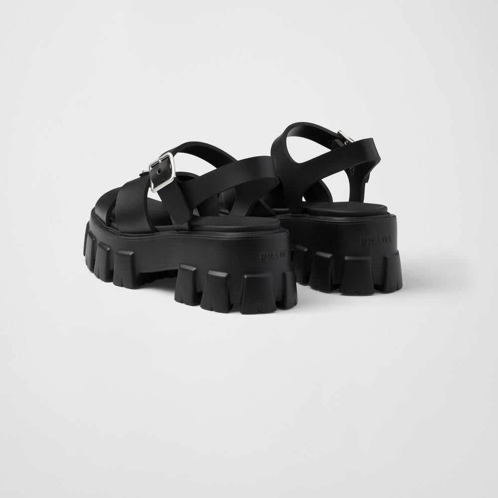Monolith rubber sandals