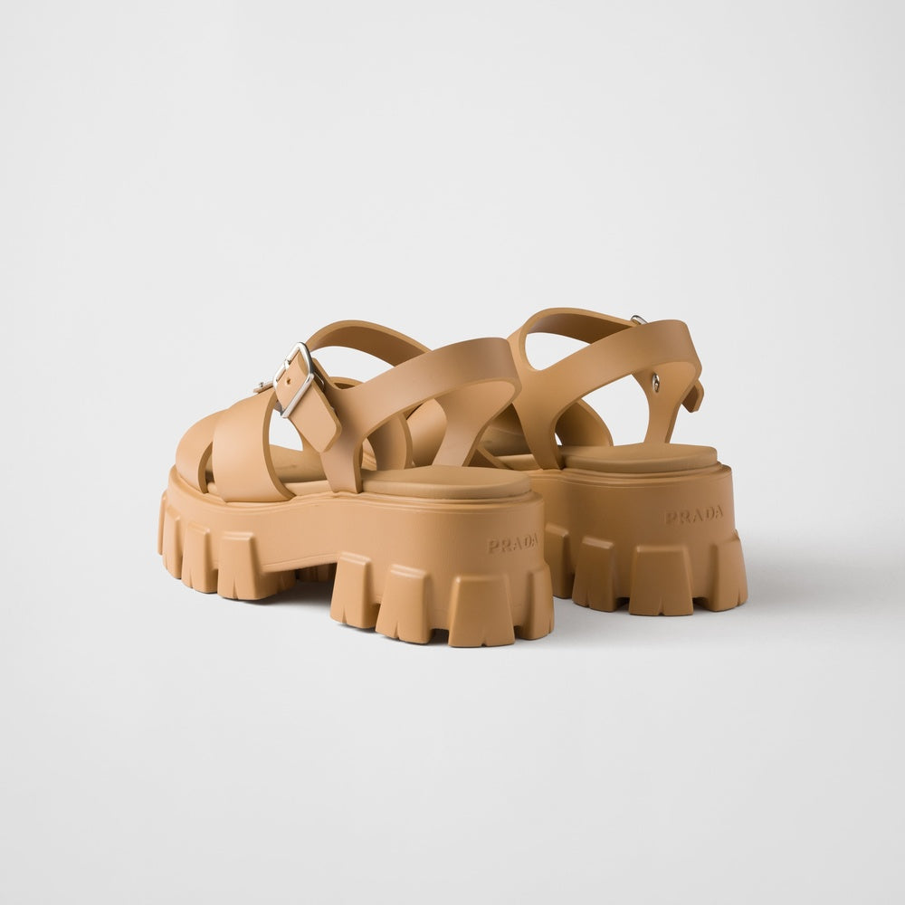 Monolith rubber sandals