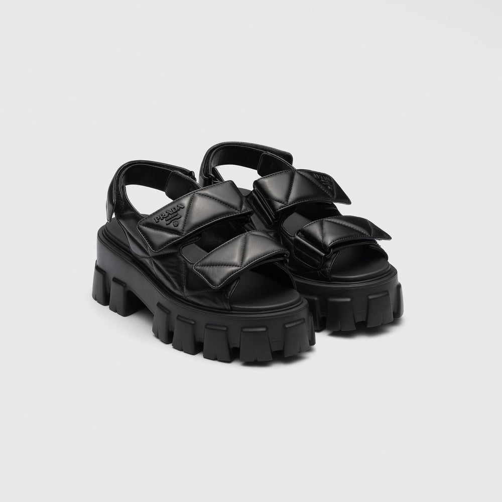 Monolith nappa leather sandals