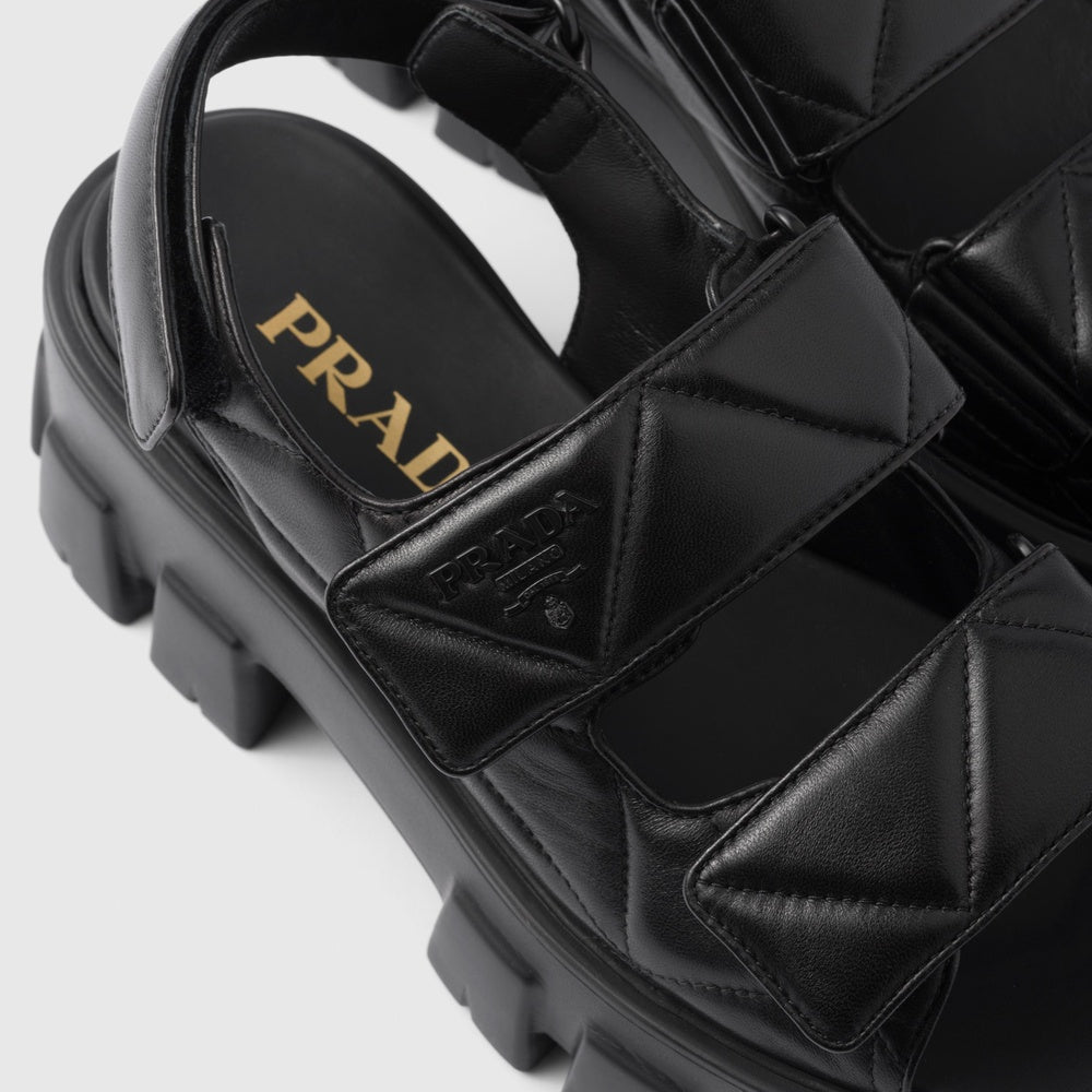 Monolith nappa leather sandals
