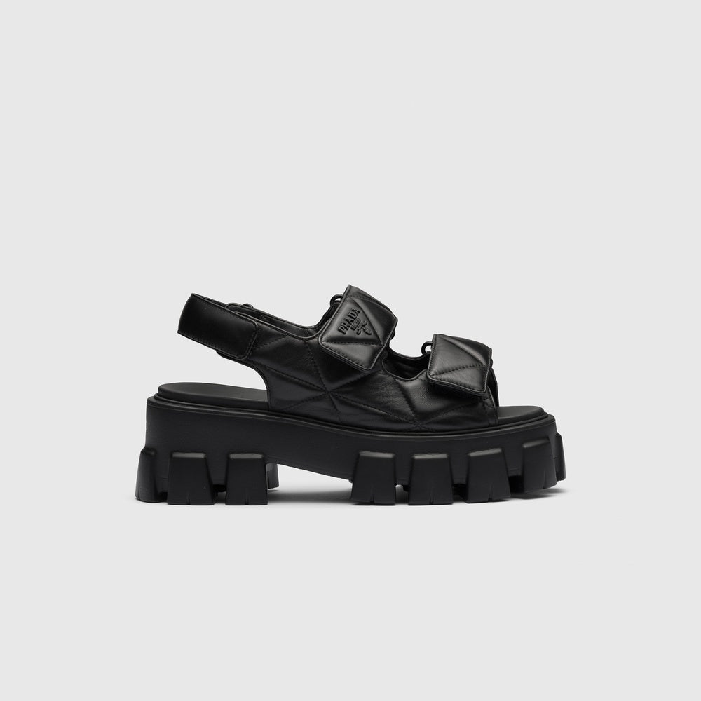 Monolith nappa leather sandals