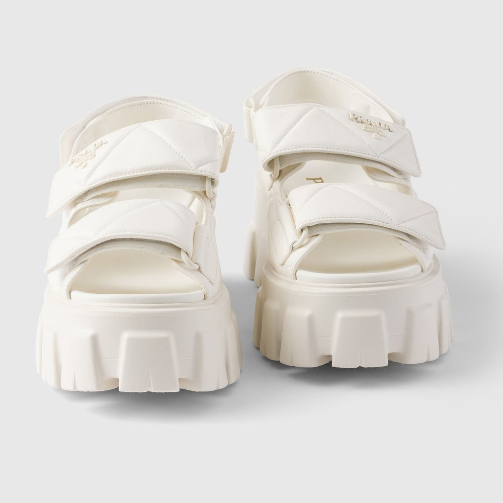 Monolith nappa leather sandals