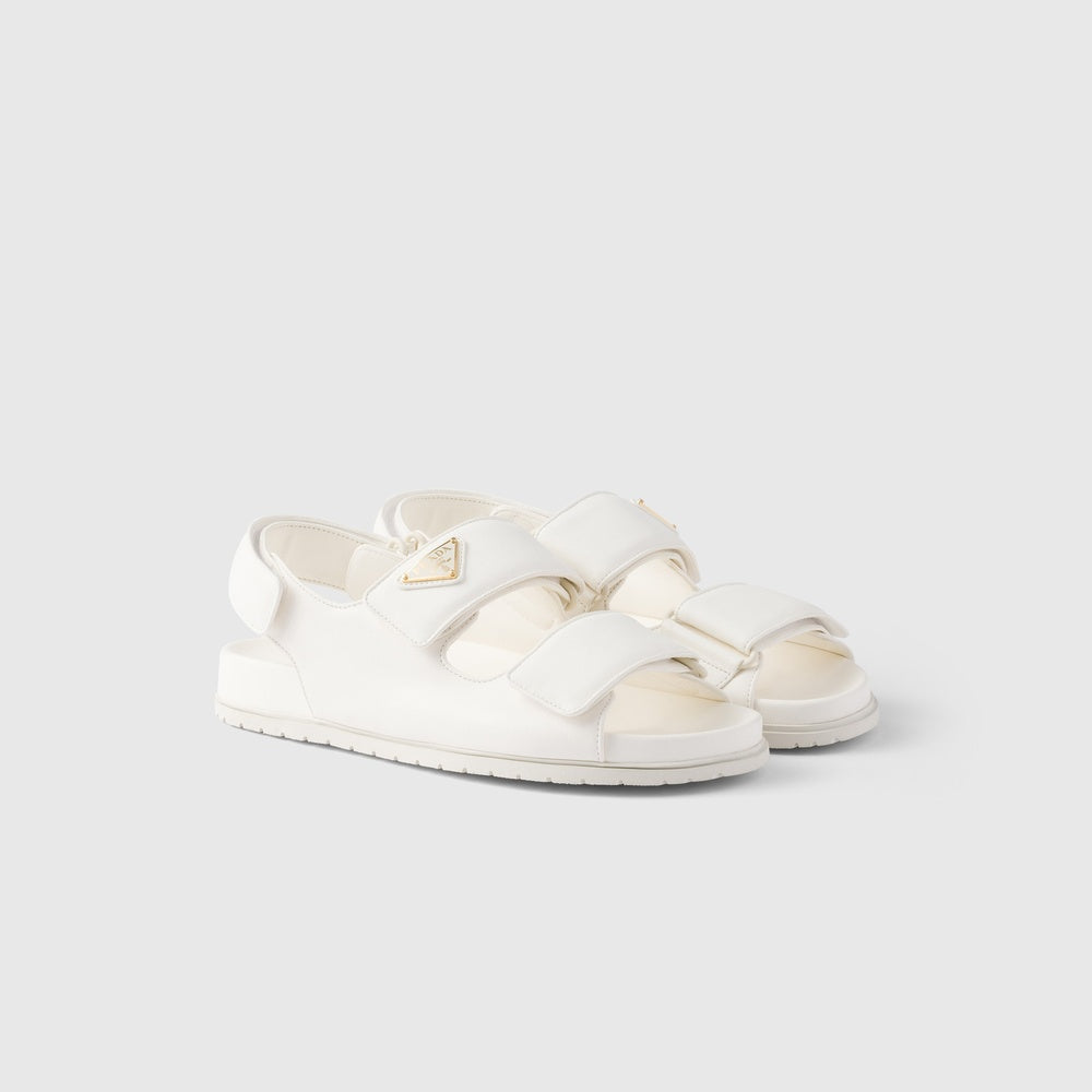 Nappa leather sandals